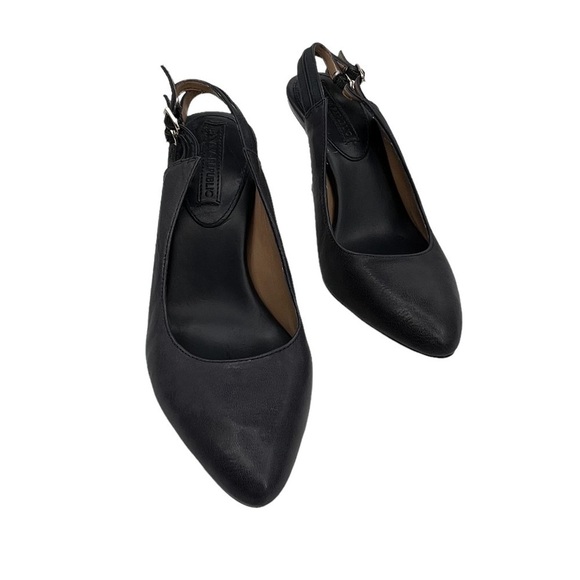 Banana Republic Blue Pointed Toe Ankle Strap Heels Size 7 Women’s - Picture 1 of 7